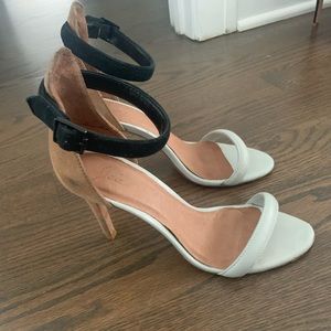 Joie Tri Colored Heeled Sandal